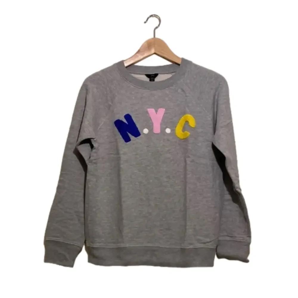 J. Crew 100% cotton NYC sweatshirt. Size XXS . Worn once
